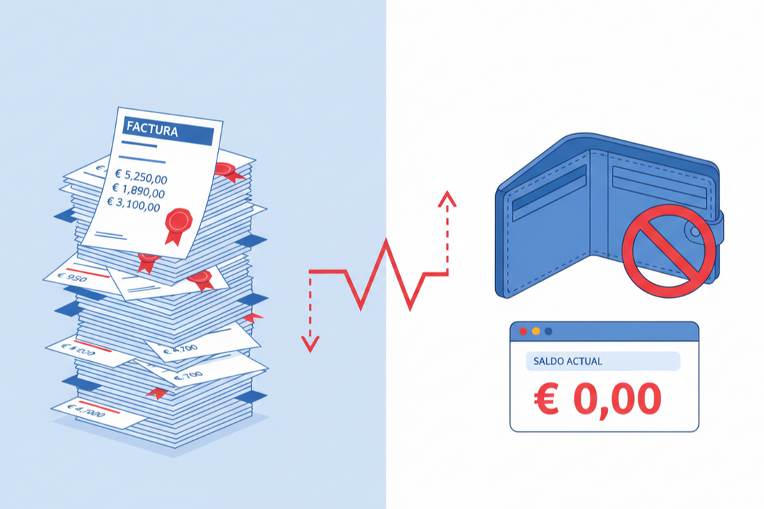 Facturar no es cobrar. El error que te hace perder dinero