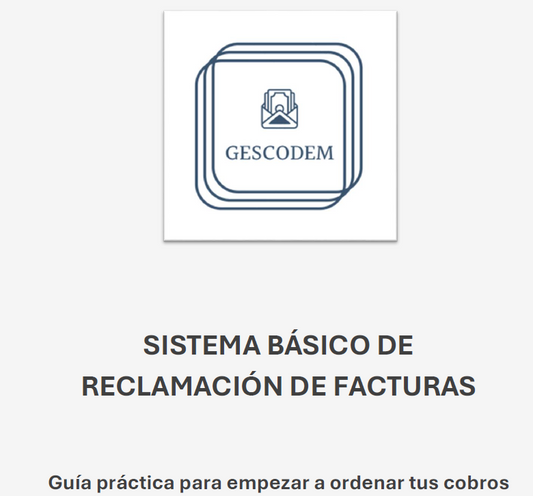 SISTEMA BÁSICO DE RECLAMACIÓN DE FACTURAS